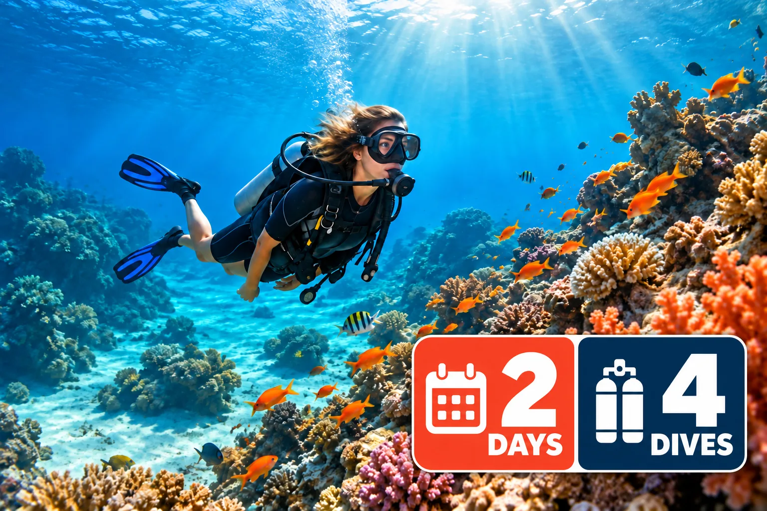 Hurghada Dive Package — 2 Days (4 Dives)