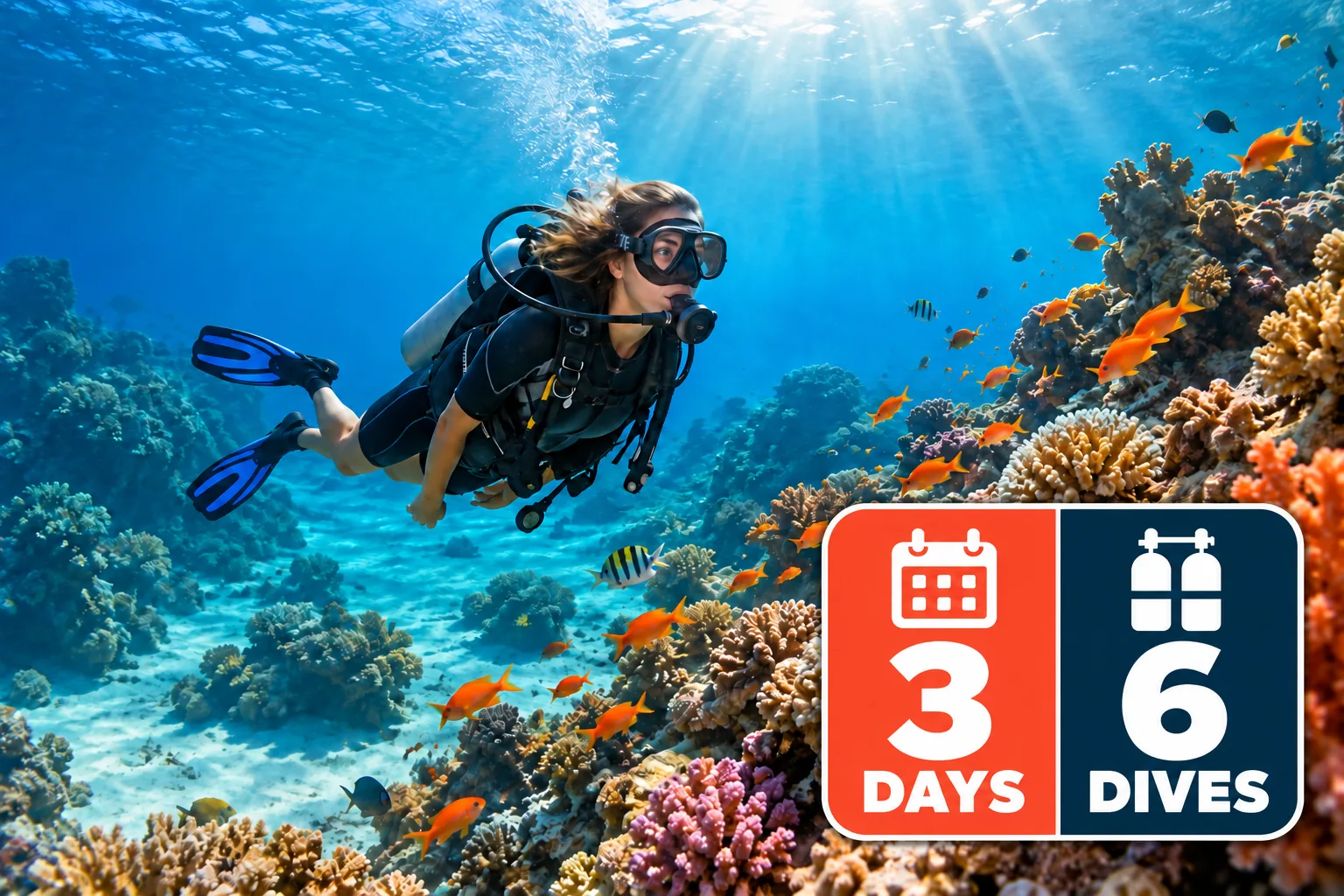 Hurghada Dive Package — 3 Days (6 Dives)