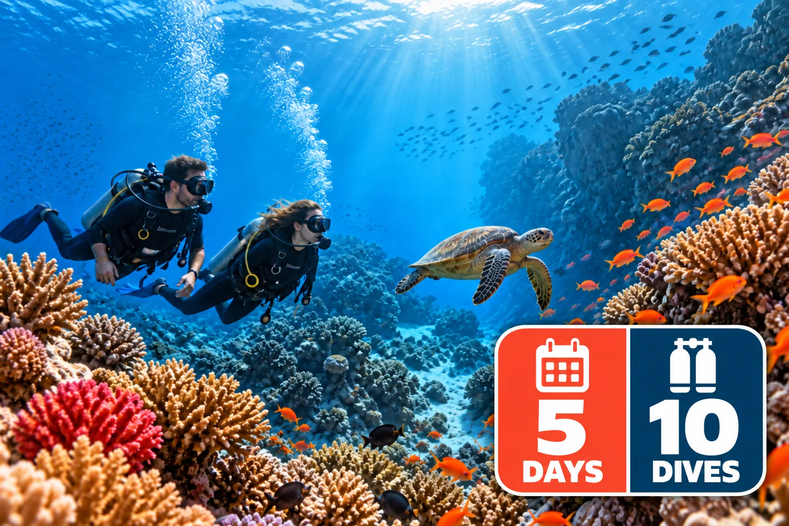 Hurghada Dive Package — 5 Days (10 Dives)