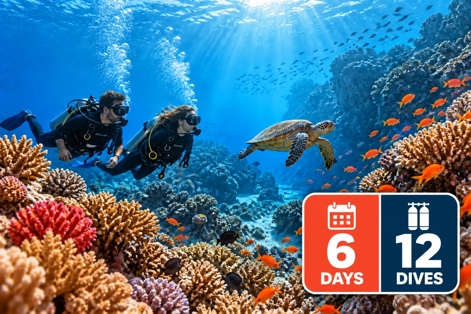 Hurghada Dive Package — 6 Days (12 Dives)