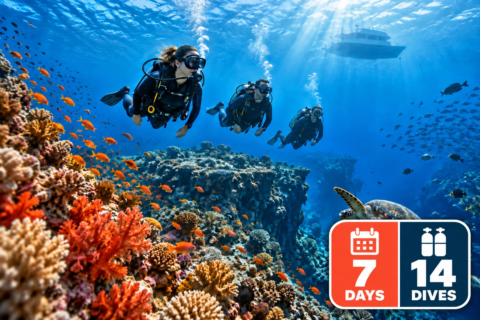Hurghada Dive Package — 7 Days (14 Dives)