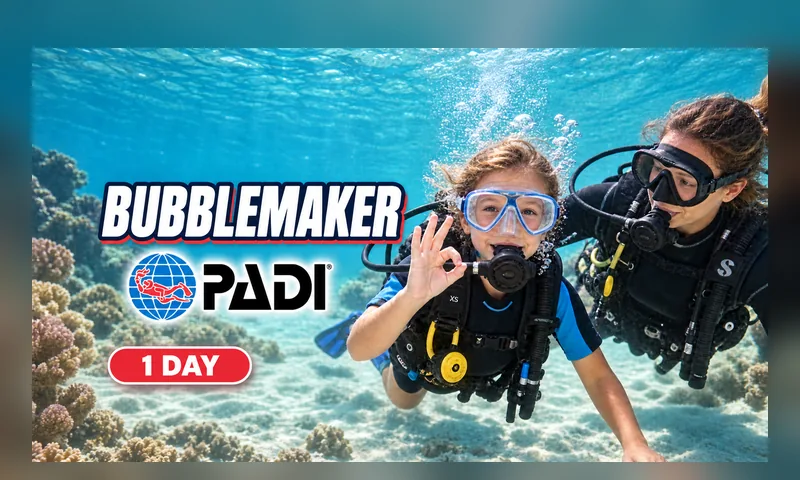 PADI Bubblemaker — Kids Diving Experience — Marsa Alam